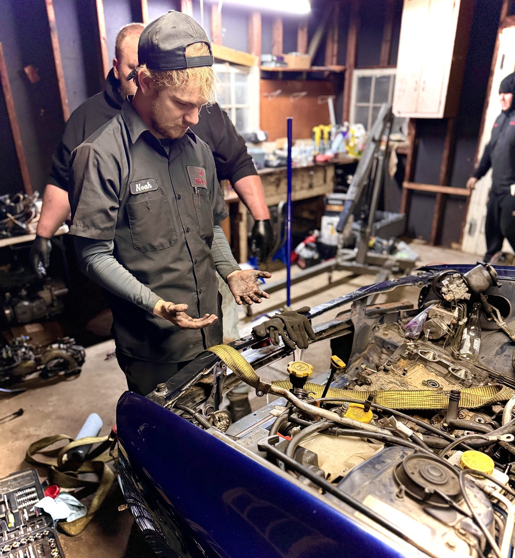 Engine work in progress